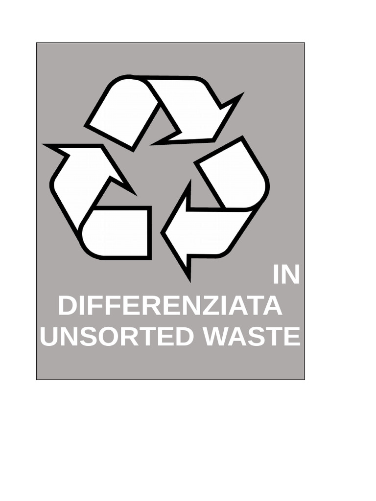 Raccolta Differenziata Cartelli | PDF