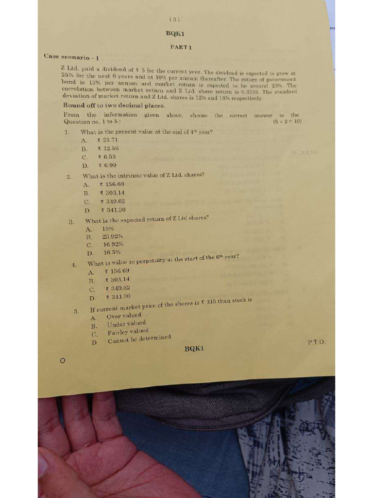 CA Final AFM QP Nov 2024 Castudynotes Com | PDF