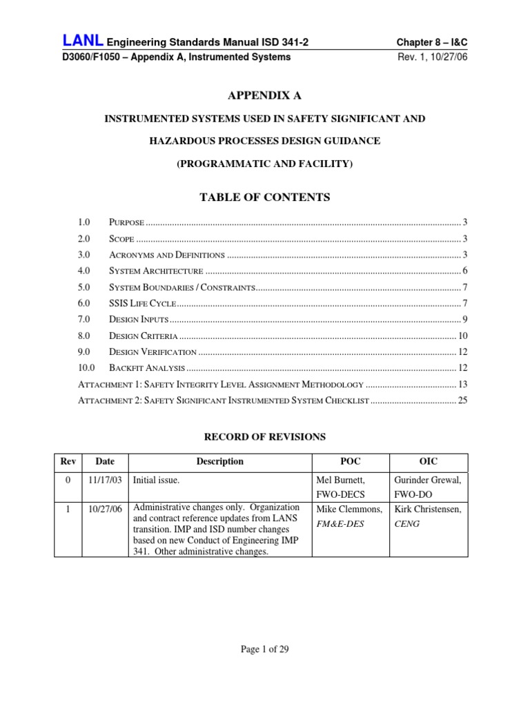 SSIS Design Guidance for Safety Systems | PDF | Safety | Risk Management