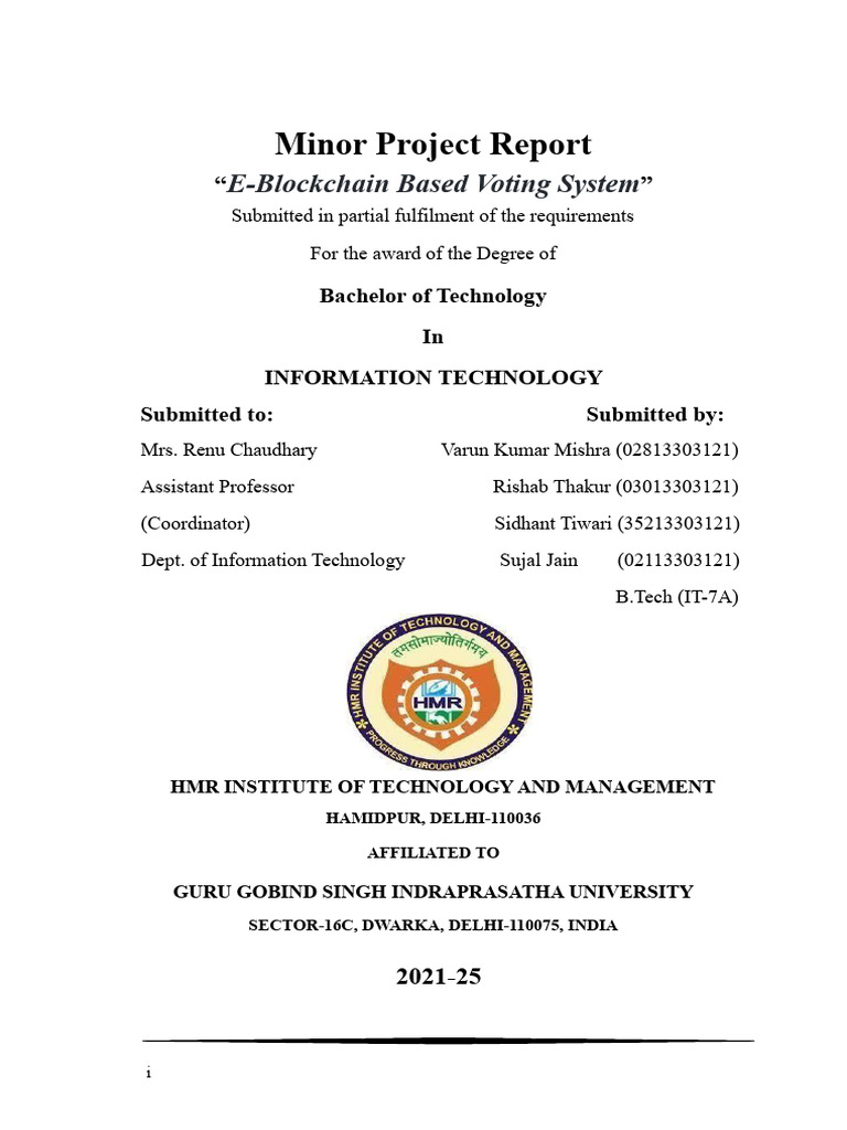 IT04Minor | PDF | Software Testing | Voting