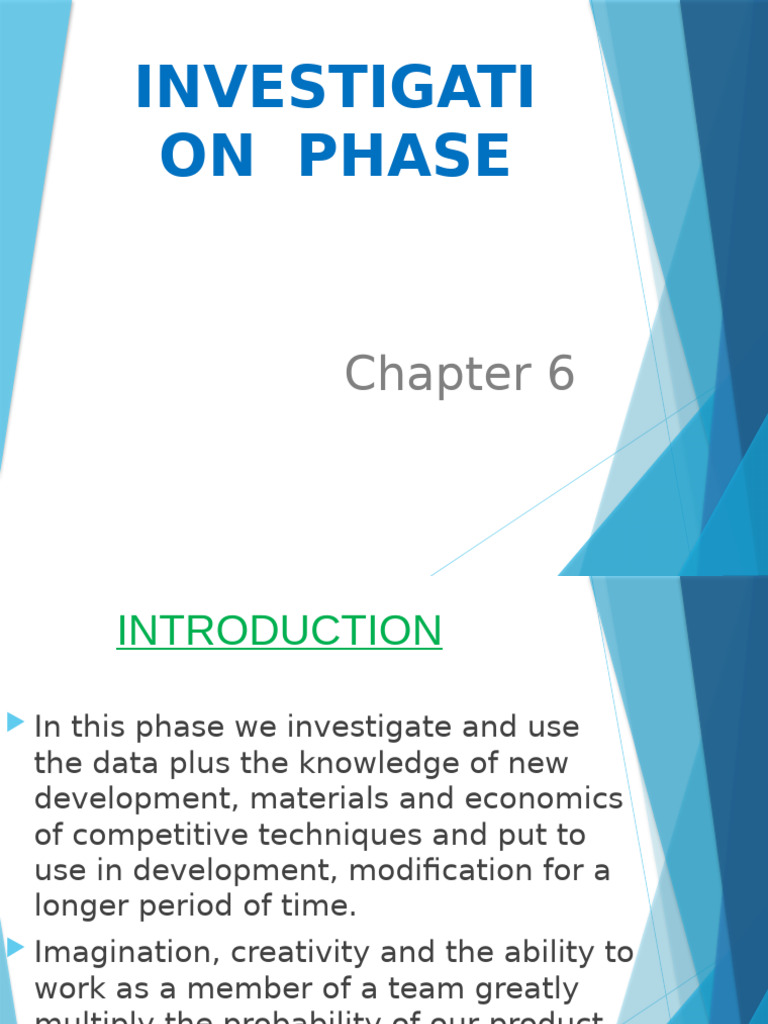 Investigation Phase in Value Engineering | PDF | Knowledge | Evidence