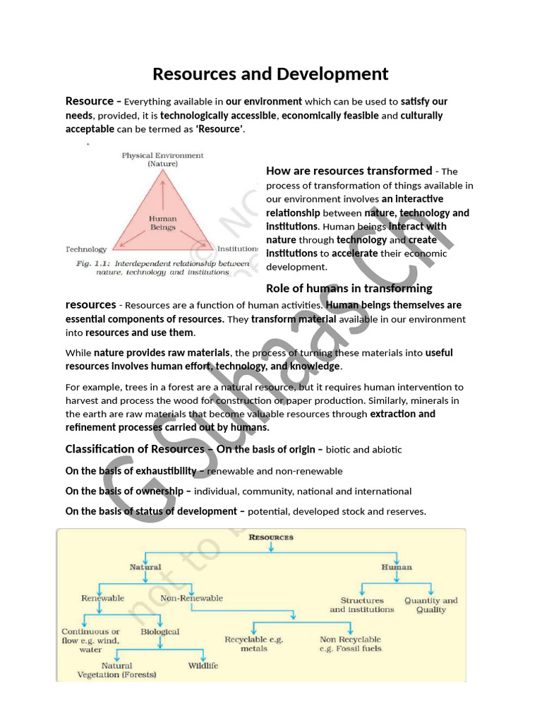 Understanding Resource Development Dynamics | PDF | Soil | Resource