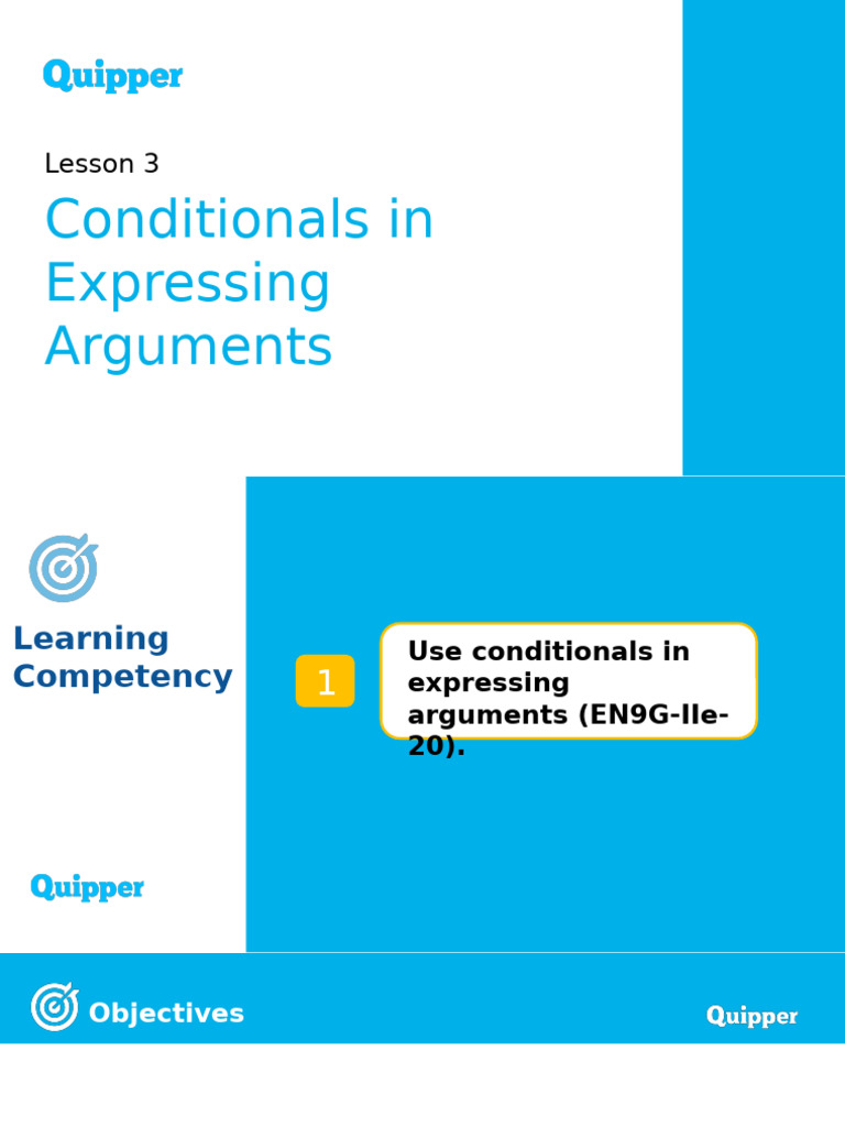 Conditionals in Arguments for Grade 9 | PDF