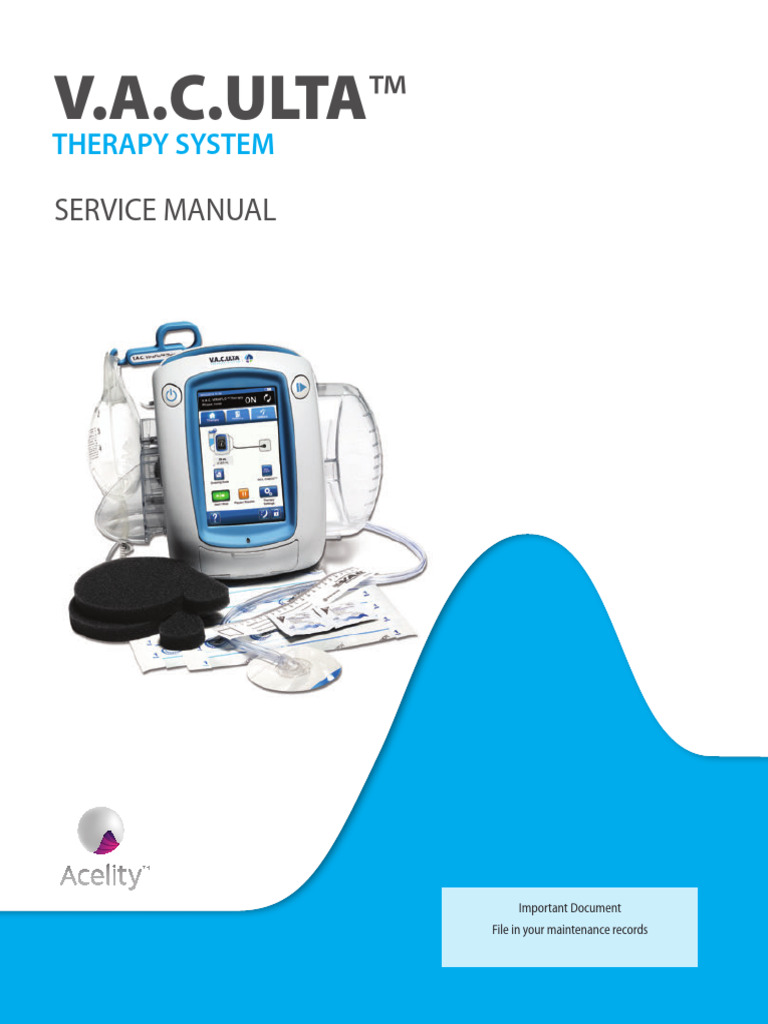 V.A.C.ULTA Therapy System Manual | PDF