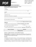 Évaluation CE1D EDM 2023 | PDF | Ruisseau | Sciences de la terre