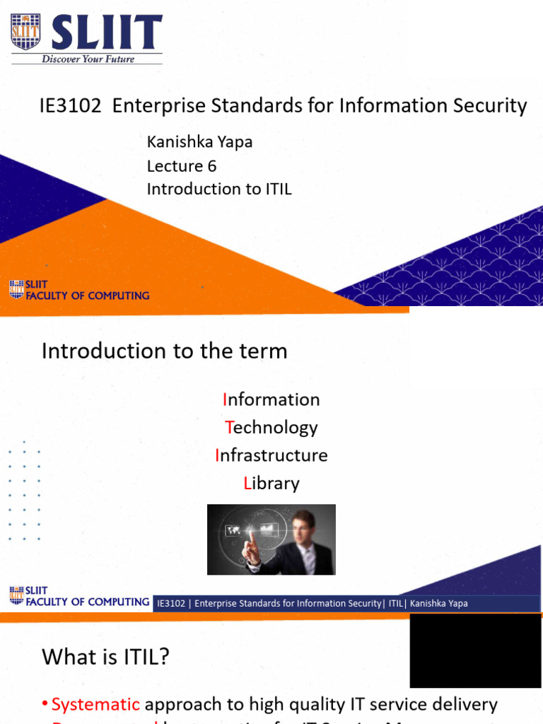 Lecture 6- ITIL | PDF | Risk | It Service Management