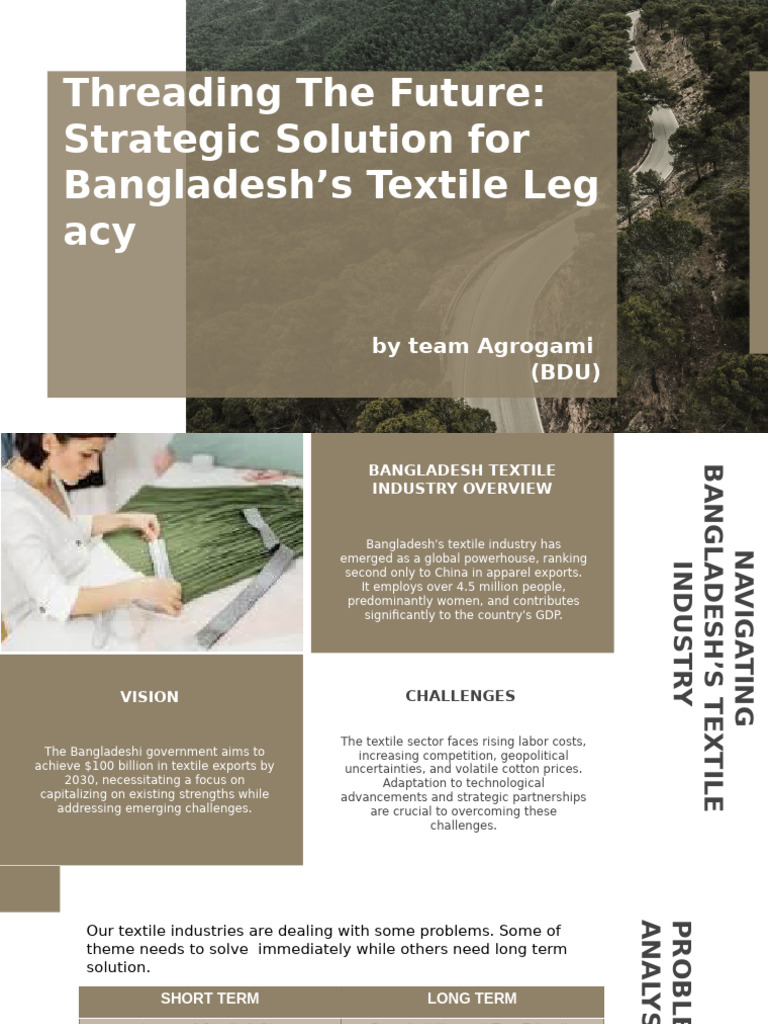 Bangladesh Textile Industry Strategies | PDF | Supply Chain | Textiles
