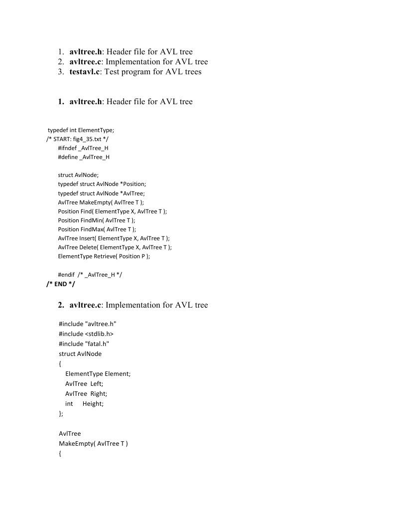 Implementing AVL Trees in C | PDF | Software Development | Programming ...