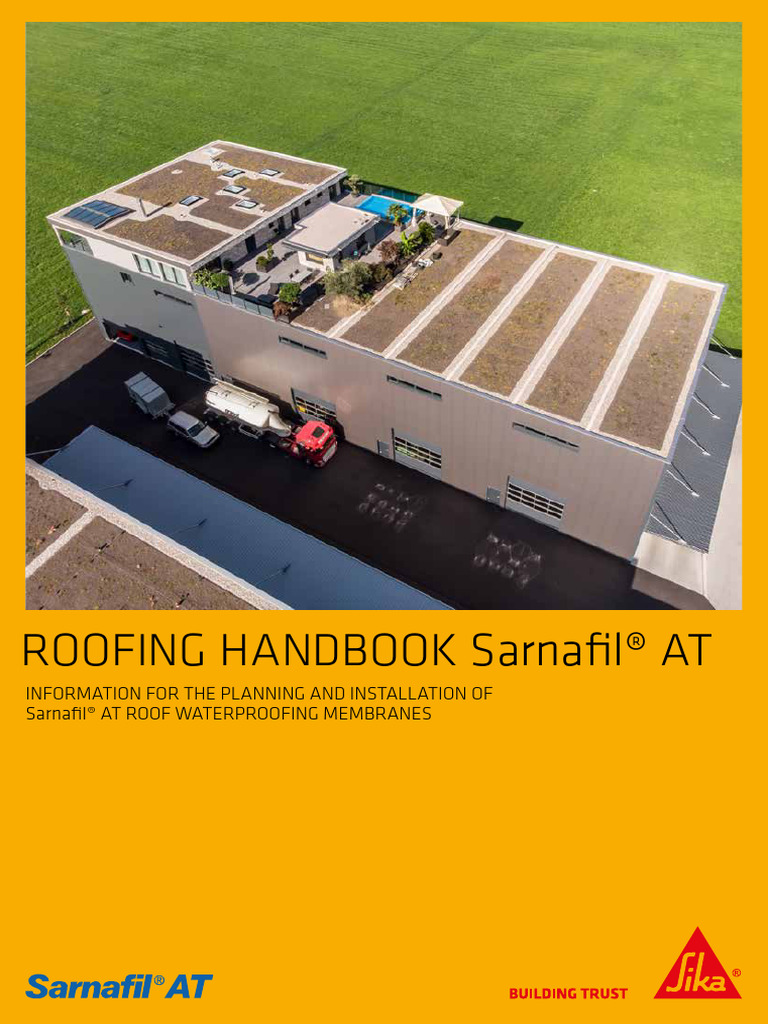 Glo Roofing Handbook Sarnafil at | PDF | Roof | Drainage