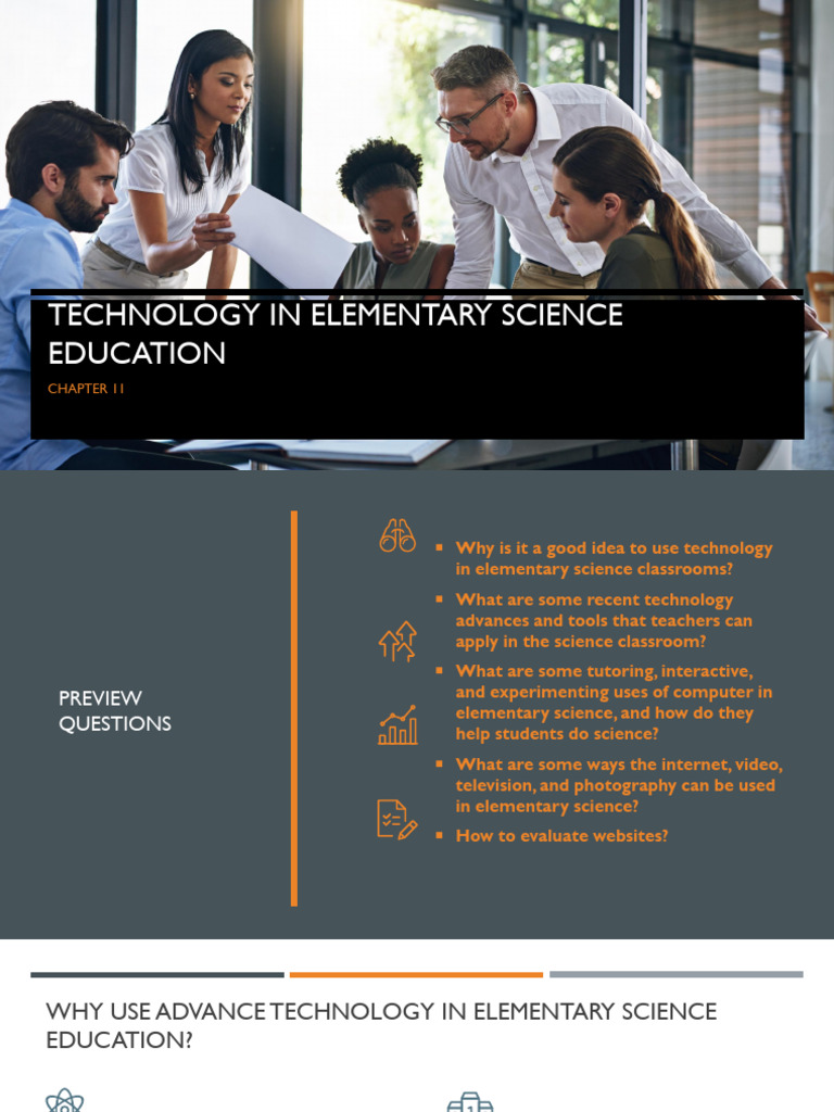 Technology in Elementary Science Education | PDF | Simulation | Spreadsheet