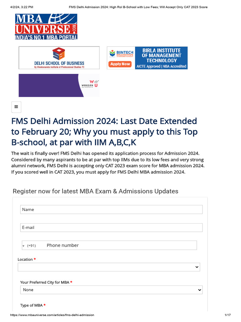 College Image 1714920258 | PDF | Master Of Business Administration ...