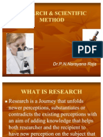 Research & Scientific Method by Dr.P.N.Narayana Raja