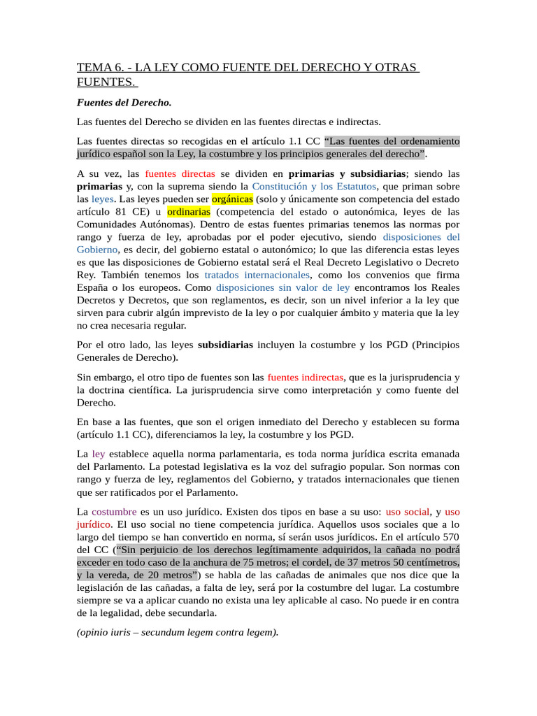 Ejemplos de Leyes y Normas para Niños | PDF | Caso de ley | Fuentes del ...