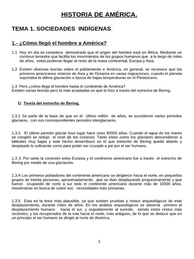 Historia De América Tema 1 America Precolombina Pdf Imperio Inca