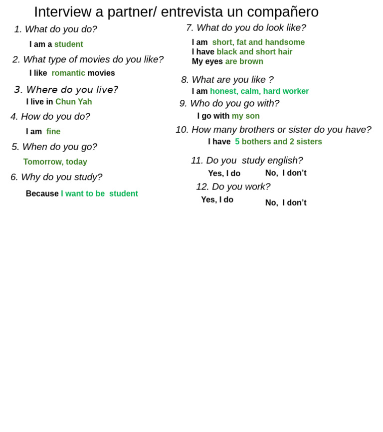 Conversation Starters for Interviews | PDF