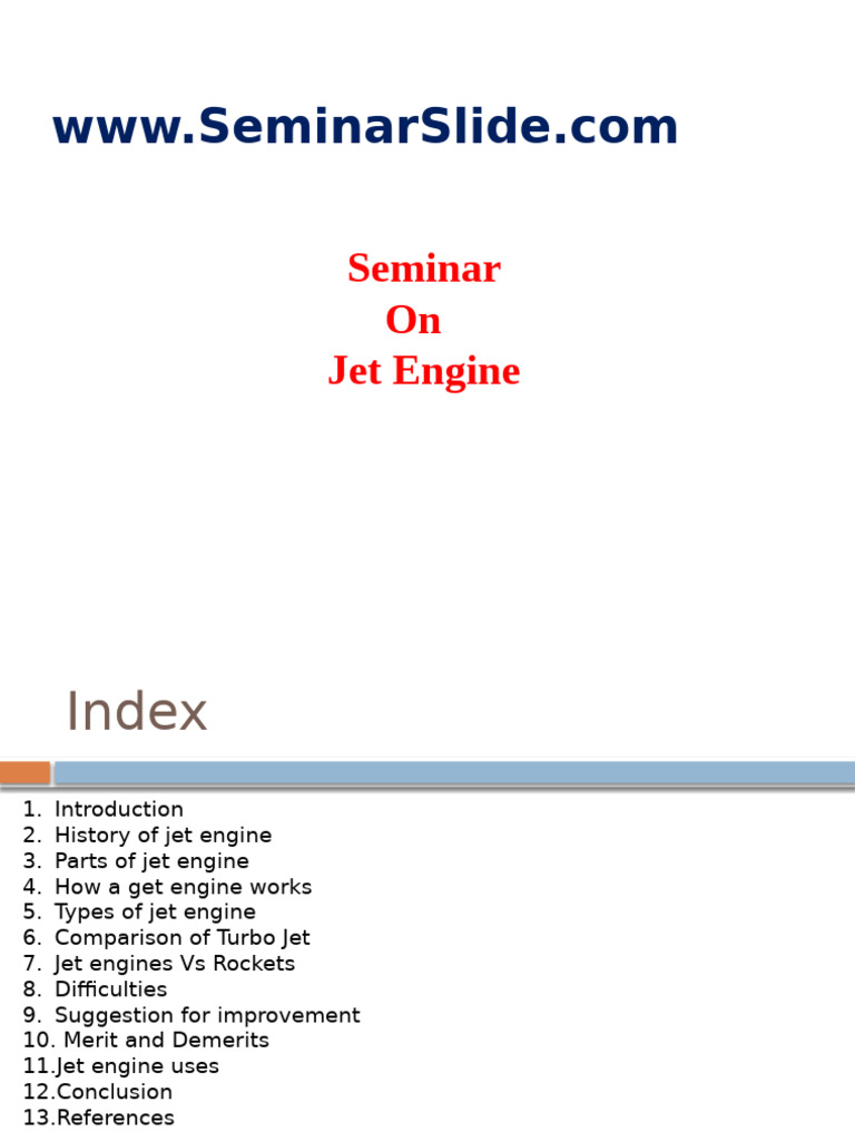Overview of Jet Engines and Turbines | PDF | Jet Engine | Turbine