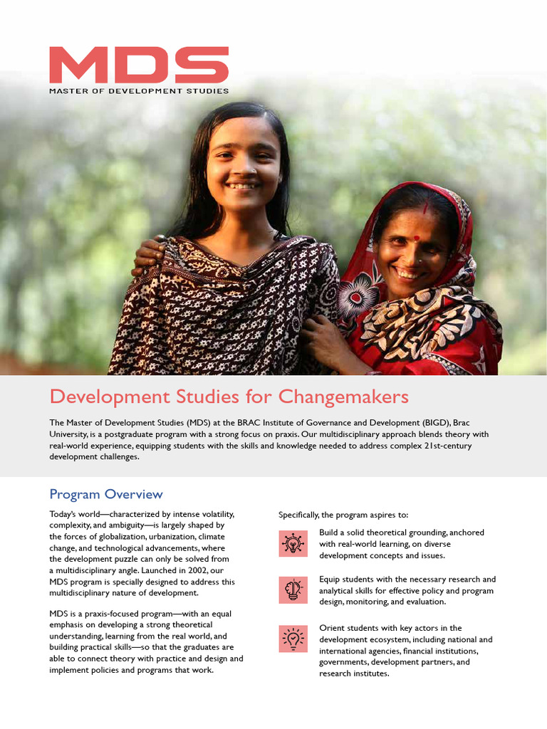 Master of Development Studies Program | PDF | Social Sciences | Theory