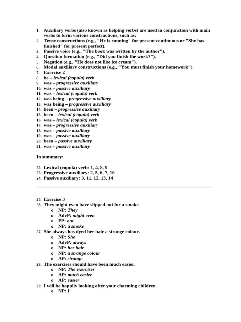 Assignment 6 | PDF | Verb | Linguistic Morphology