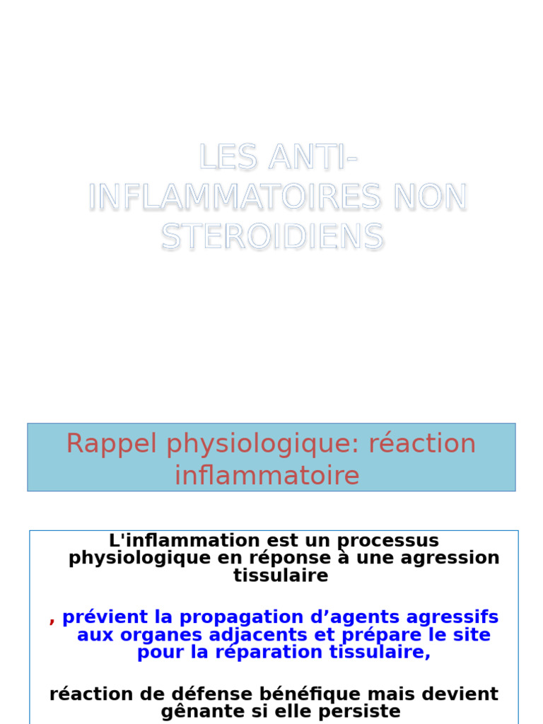 5 - Ains 2016 | PDF | Anti-inflammatoire non stéroïdien | Aspirine