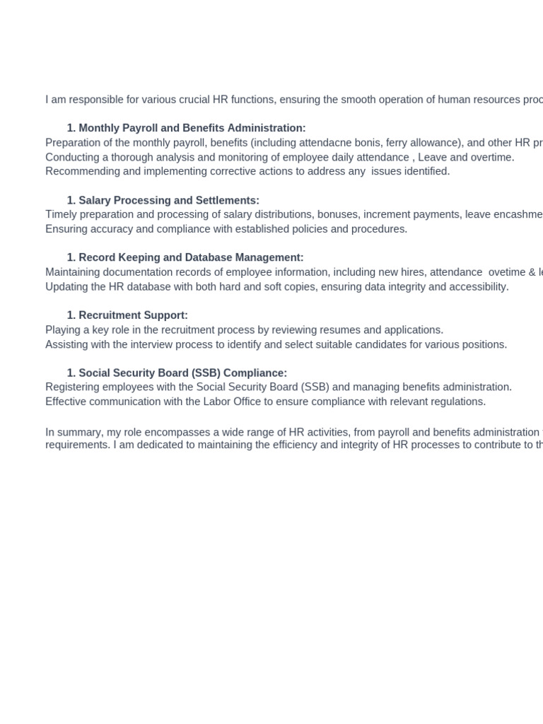 Interview Question Pdf Recruitment Payroll