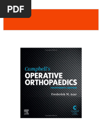 Ebooks File Campbell's Operative Orthopaedics 14th Edition Frederick M.Azar All Chapters
