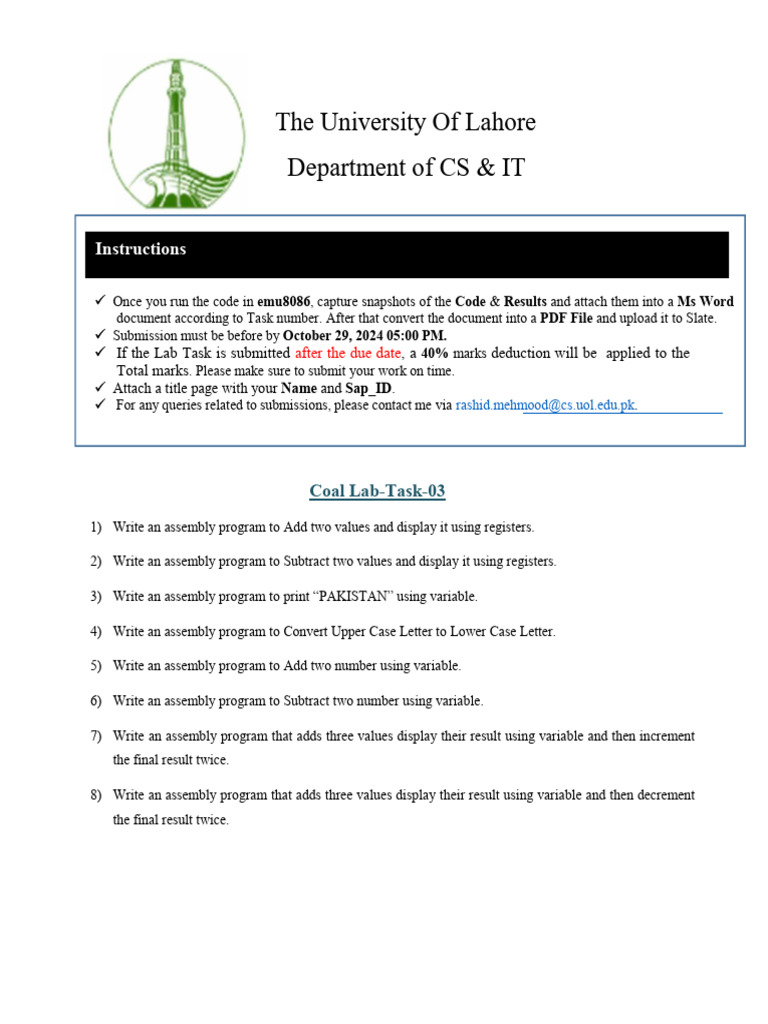 Lab 03 | PDF