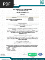 Especificaciones Caja CS276 Codensa | PDF