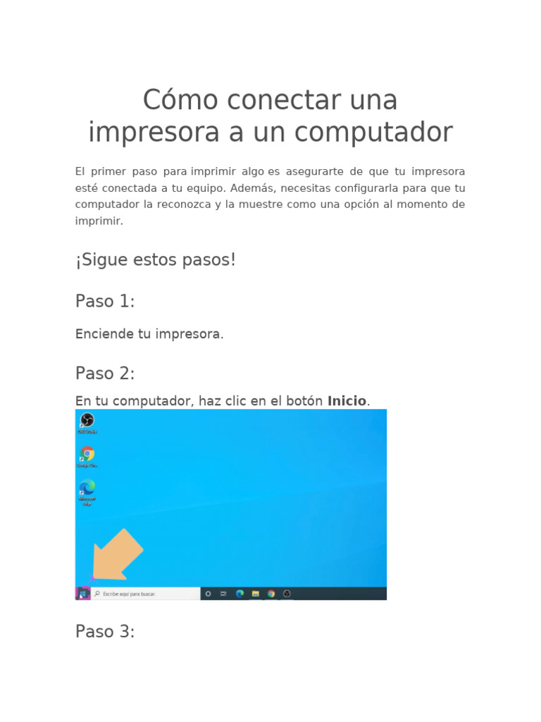 Conectar Impresora al Computador | PDF | Crecimiento personal y ...