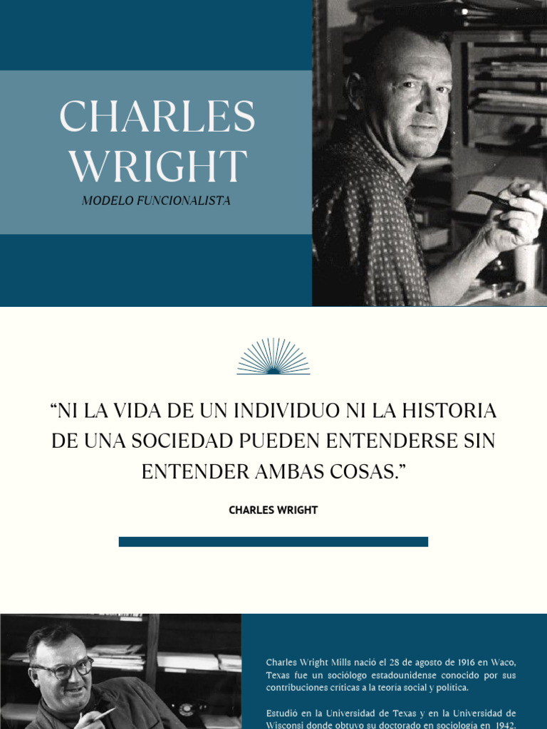 Wright Charles | PDF | Comunicación | Sociología