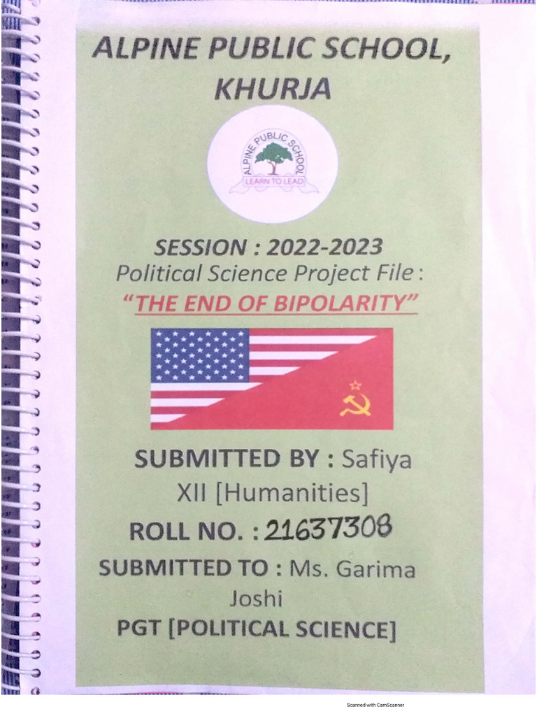 Political Project File (2022-23) | PDF
