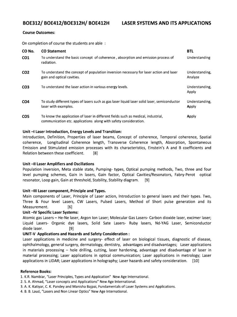 Laser | PDF
