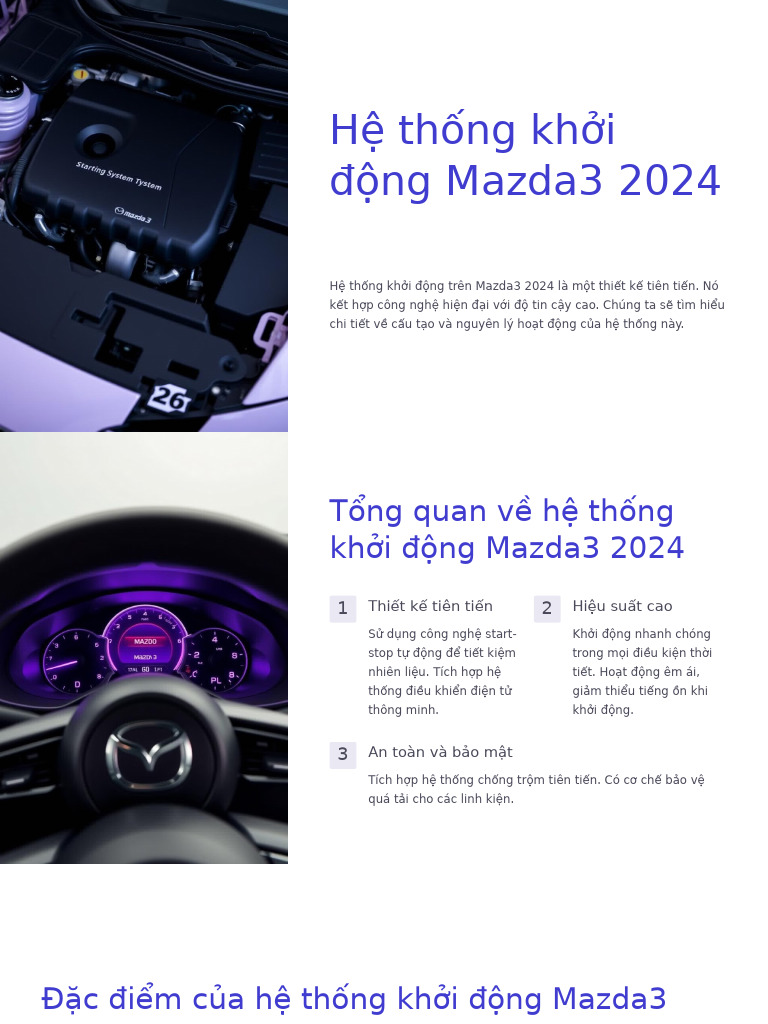 He thong khoi djong mazda3 2024 pdf