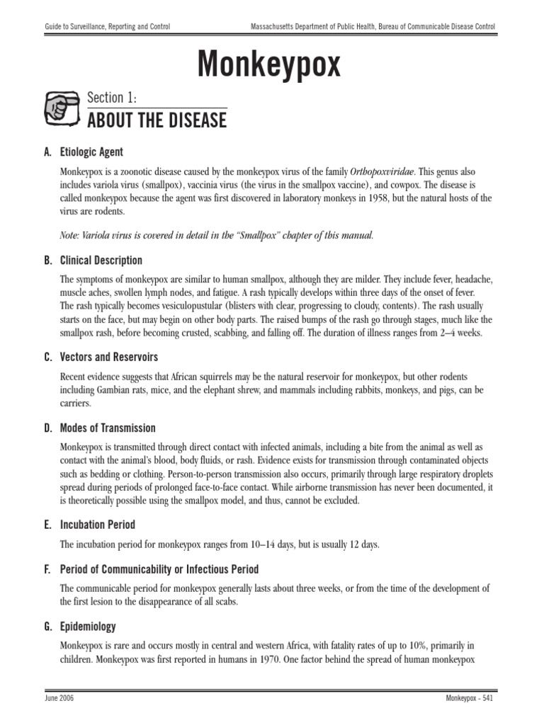 Monkeypox | PDF | Smallpox | Infection