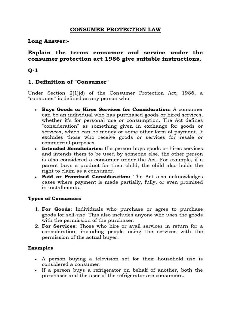 Consumer Protection Act Overview | PDF | Product Liability | Negligence