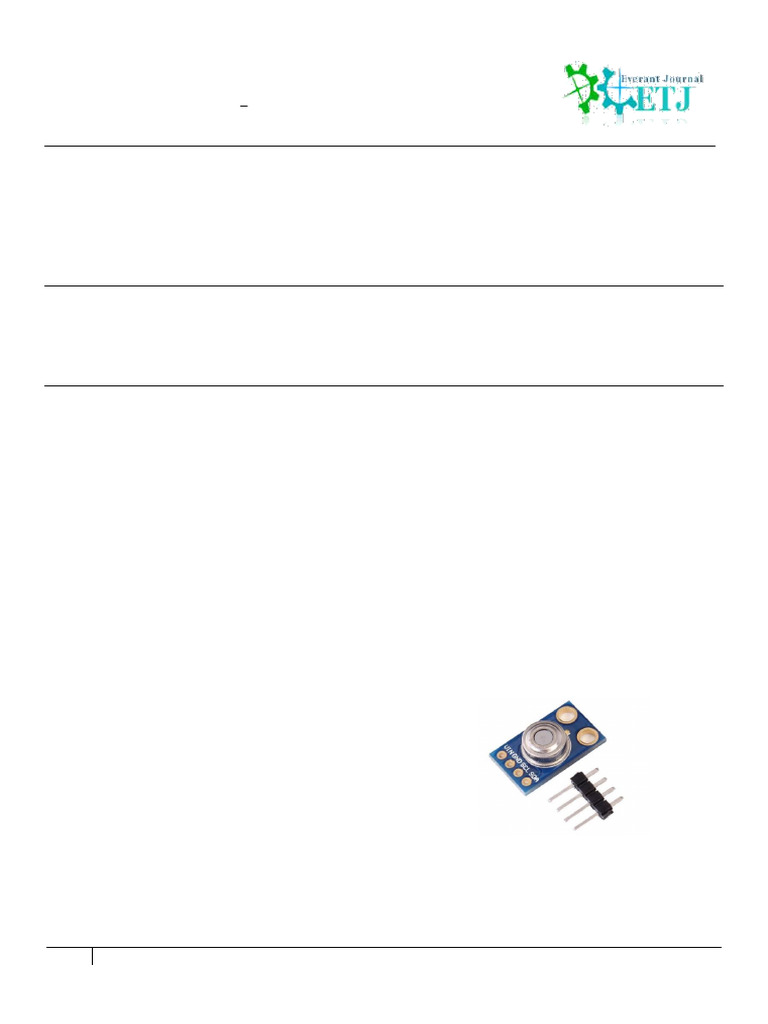 Design of A Human Body Temperature Measuring Instr | PDF | Sensor ...