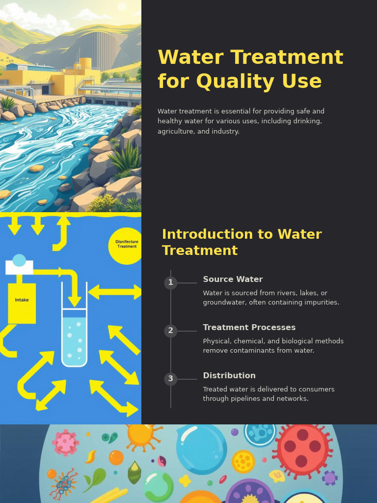 Water Treatment For Quality Use | PDF | Water Purification | Sewage ...