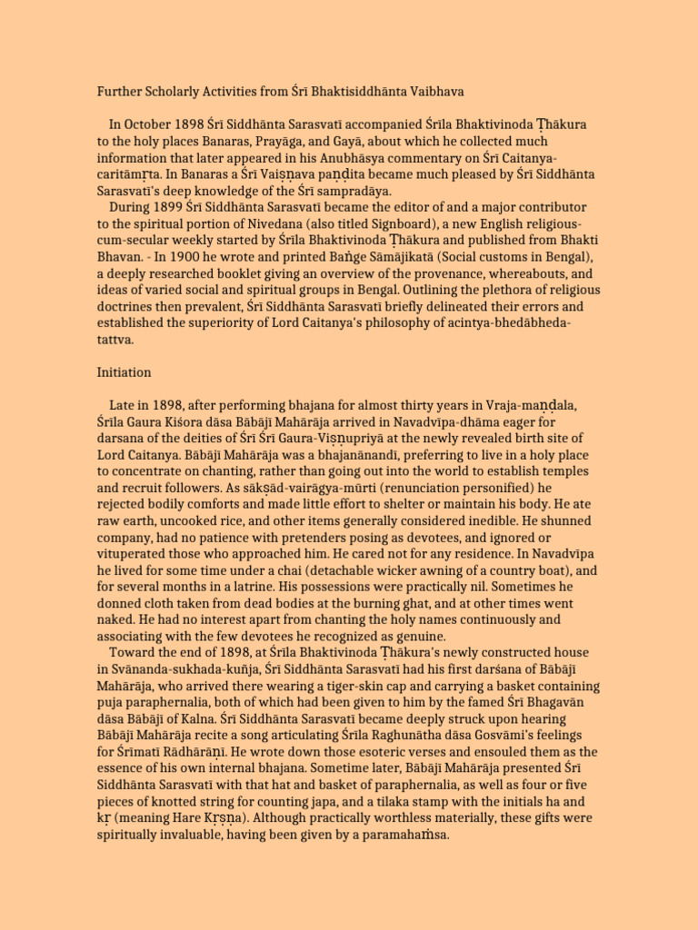 Further Scholarly Activities | PDF | Indian Religions