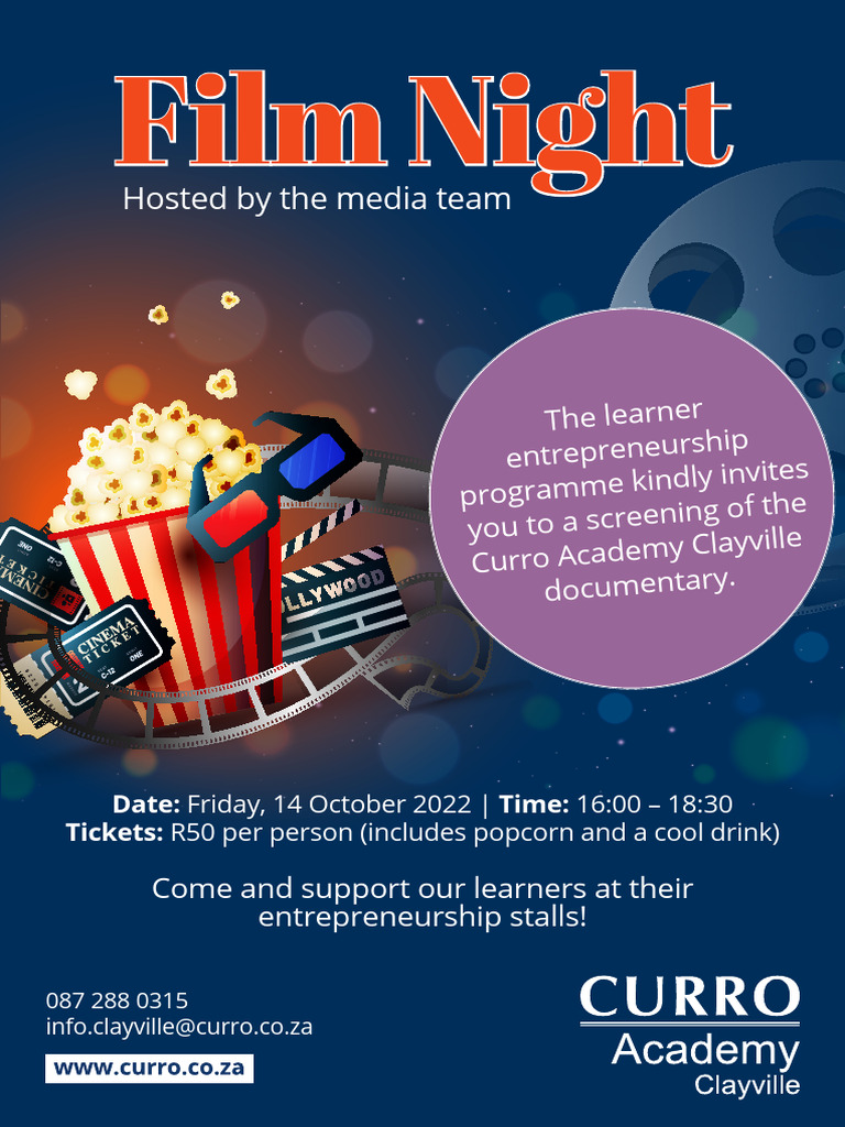 Learner Entrepreneurship Programme Film Night | PDF