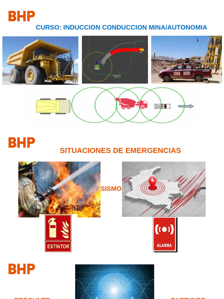Inducción y Seguridad en Mina Autónoma | PDF | Camión | Minería
