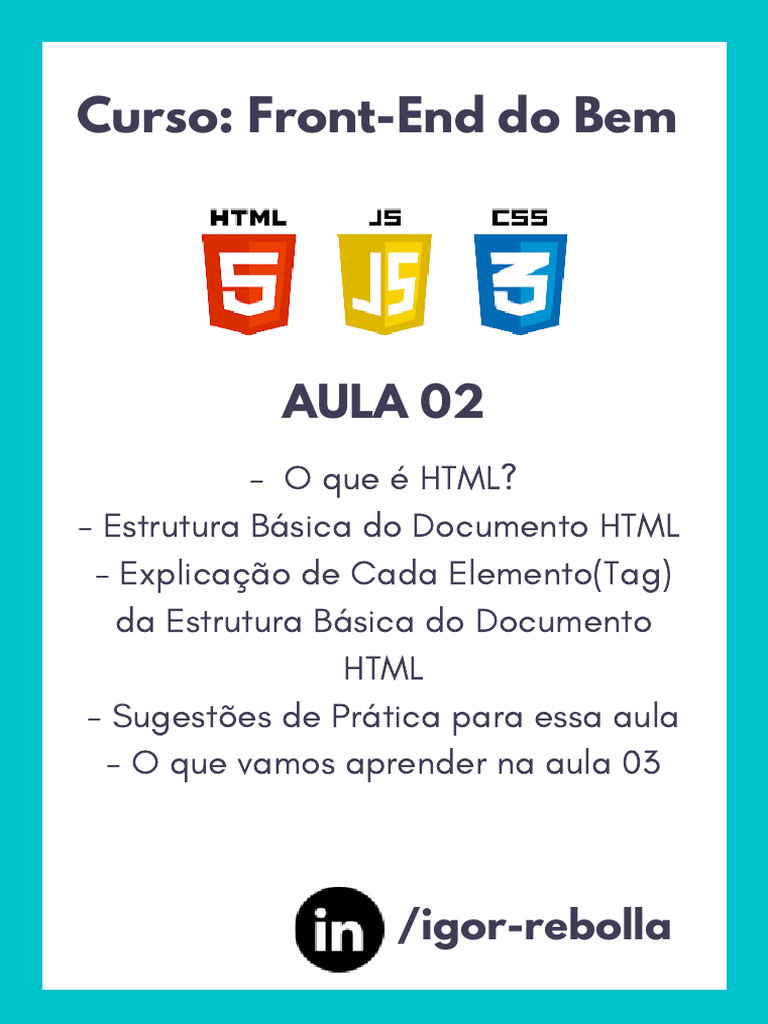 Estrutura e Elementos do HTML | PDF | Html | Informática