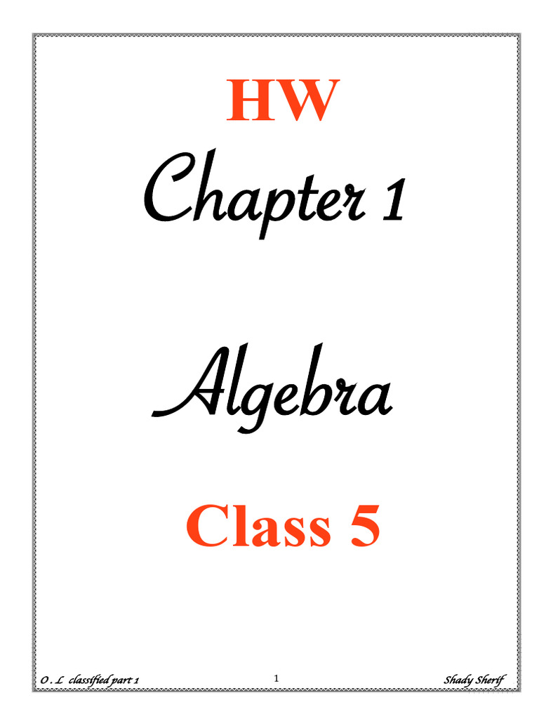 HW of Class 5 - Indices | PDF | Foreign Language Studies | Art