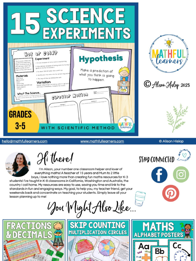 EasyScienceExperiments15FunActivitiesincludingtheScientificMethod 1 | PDF