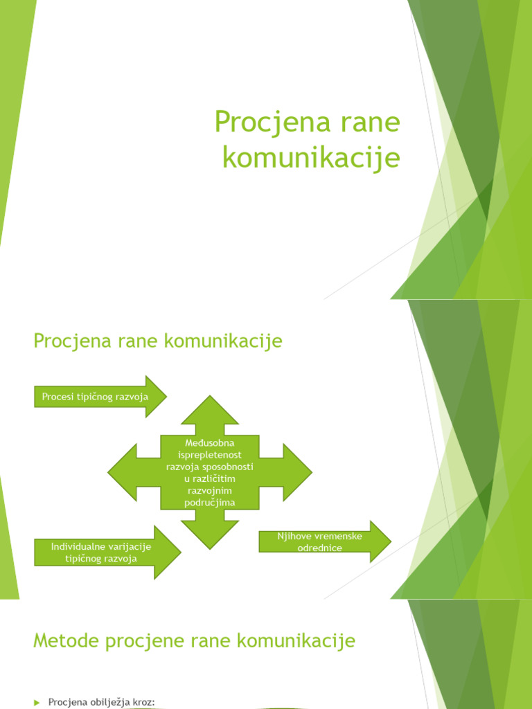 Procjena Rane Komunikacije | PDF
