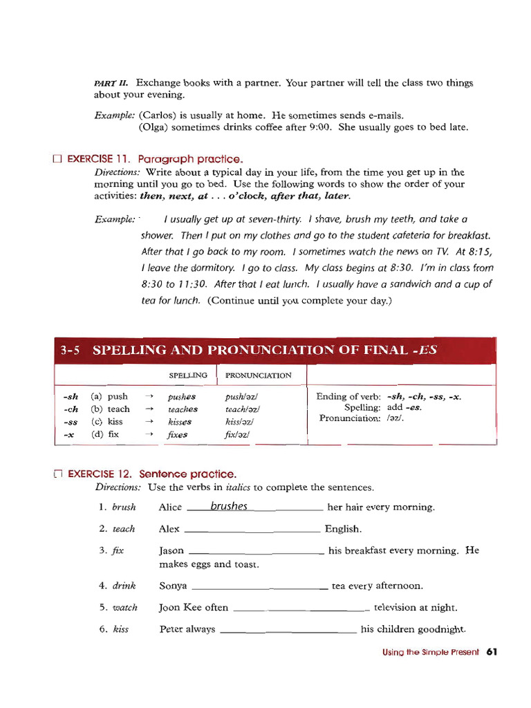 Pronunciation of Final - Es | PDF