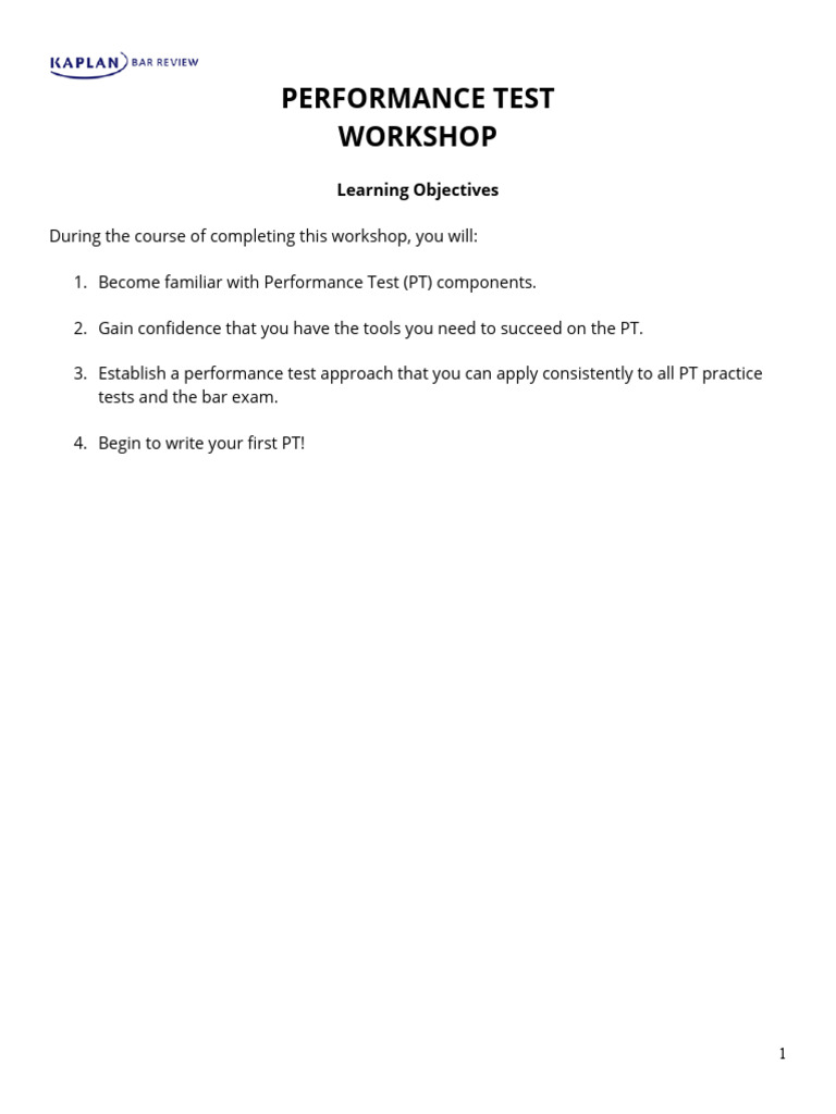 Performance Test Workshop Guide | PDF | Damages | Public Law