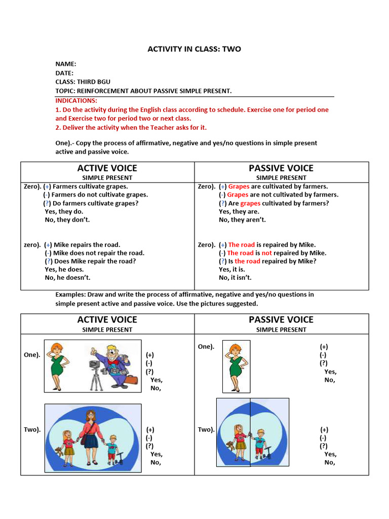 Activity in Class II | PDF | Linguistic Morphology | Language Mechanics