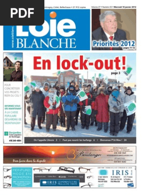 Journal De Loie Blanche Du 18 Janvier 2012 Québec