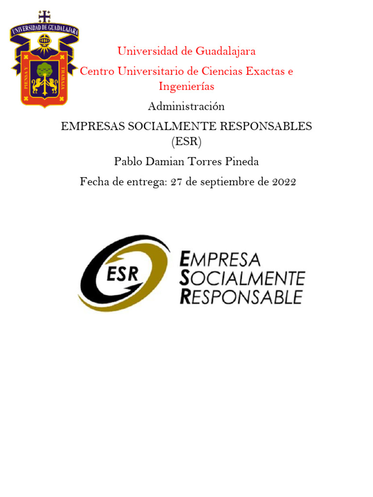 Empresas Socialmente Responsables: Claves y Beneficios | PDF | Business ...