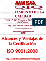 Tema 09 - Alcances y Ventajas de La Certificacion