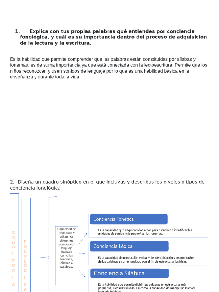 Importancia de La Lectura y Escritura | PDF | Palabra | Sílaba